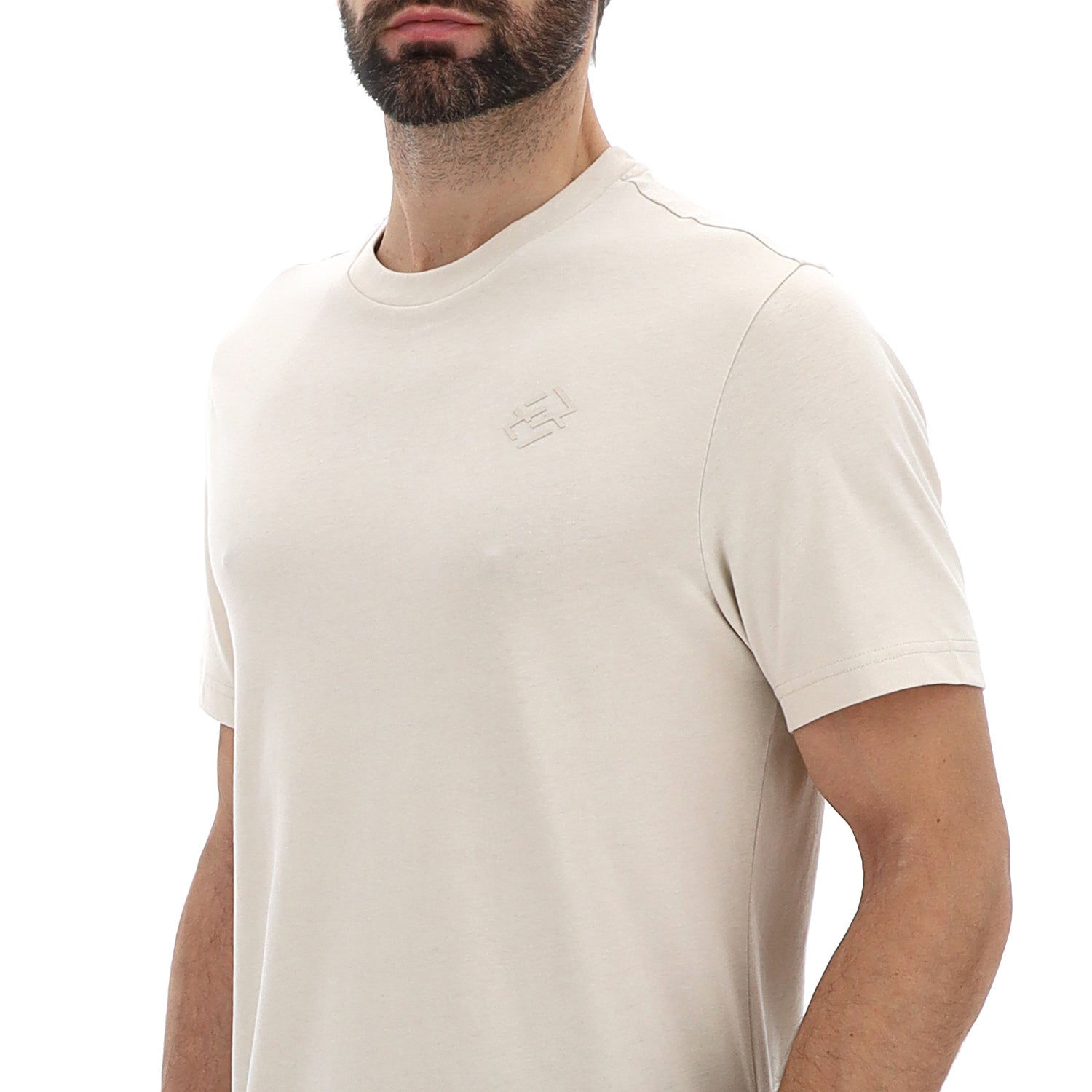 UOMO MAGLIETTA SMART BEIGE 222523 D7E 03