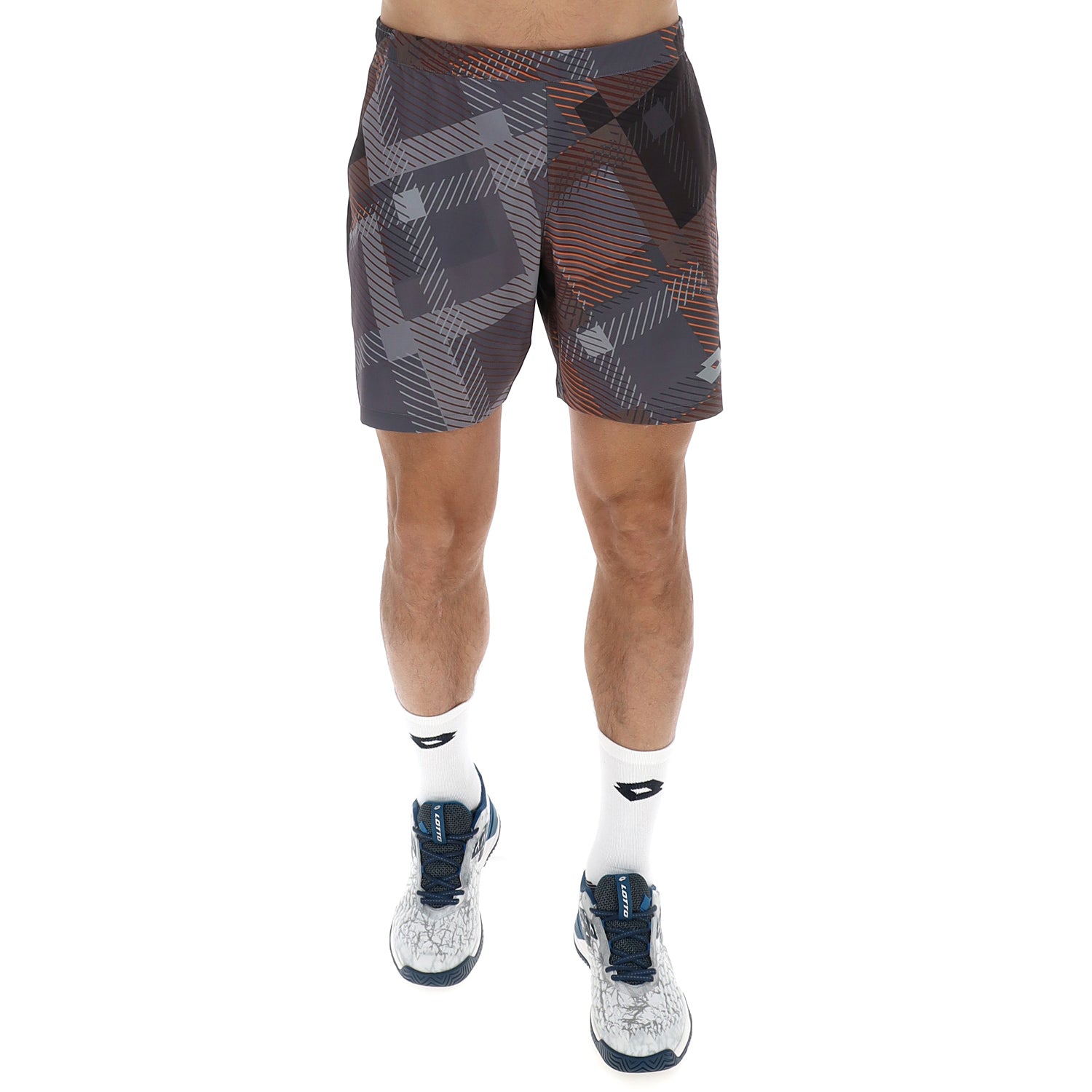 UOMO PANTALONI CORTI TENNIS TECH D4 GRIGIO 222846 CX0 01