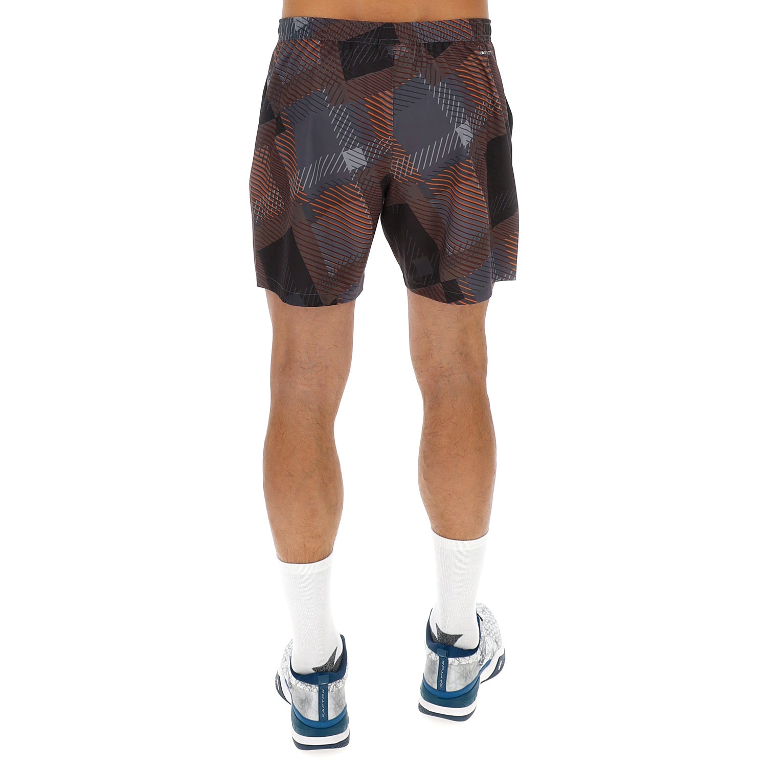 UOMO PANTALONI CORTI TENNIS TECH D4 GRIGIO 222846 CX0 02