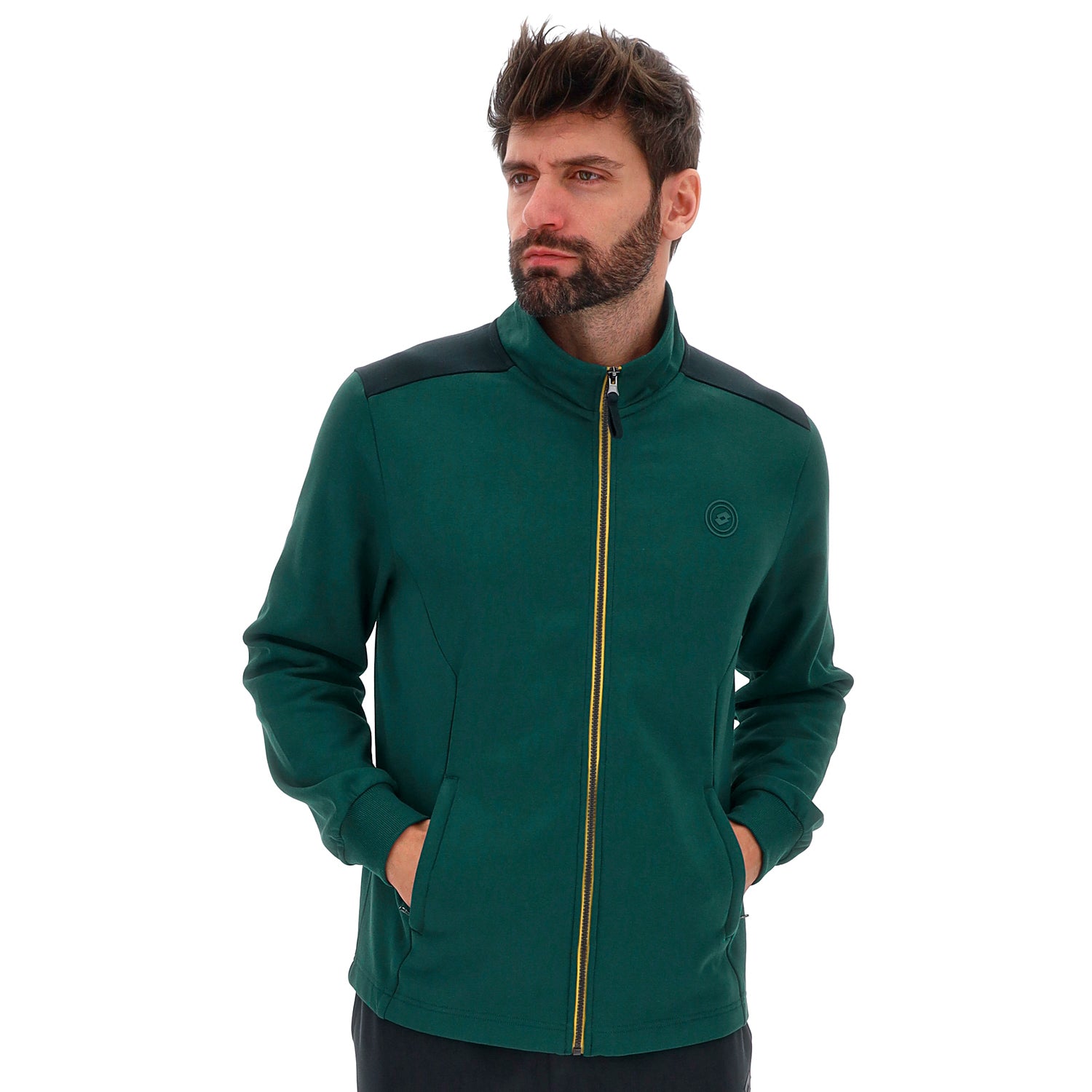 UOMO TUTA GINNASTICA FIRST VERDE SCURO 222879 DMP 02