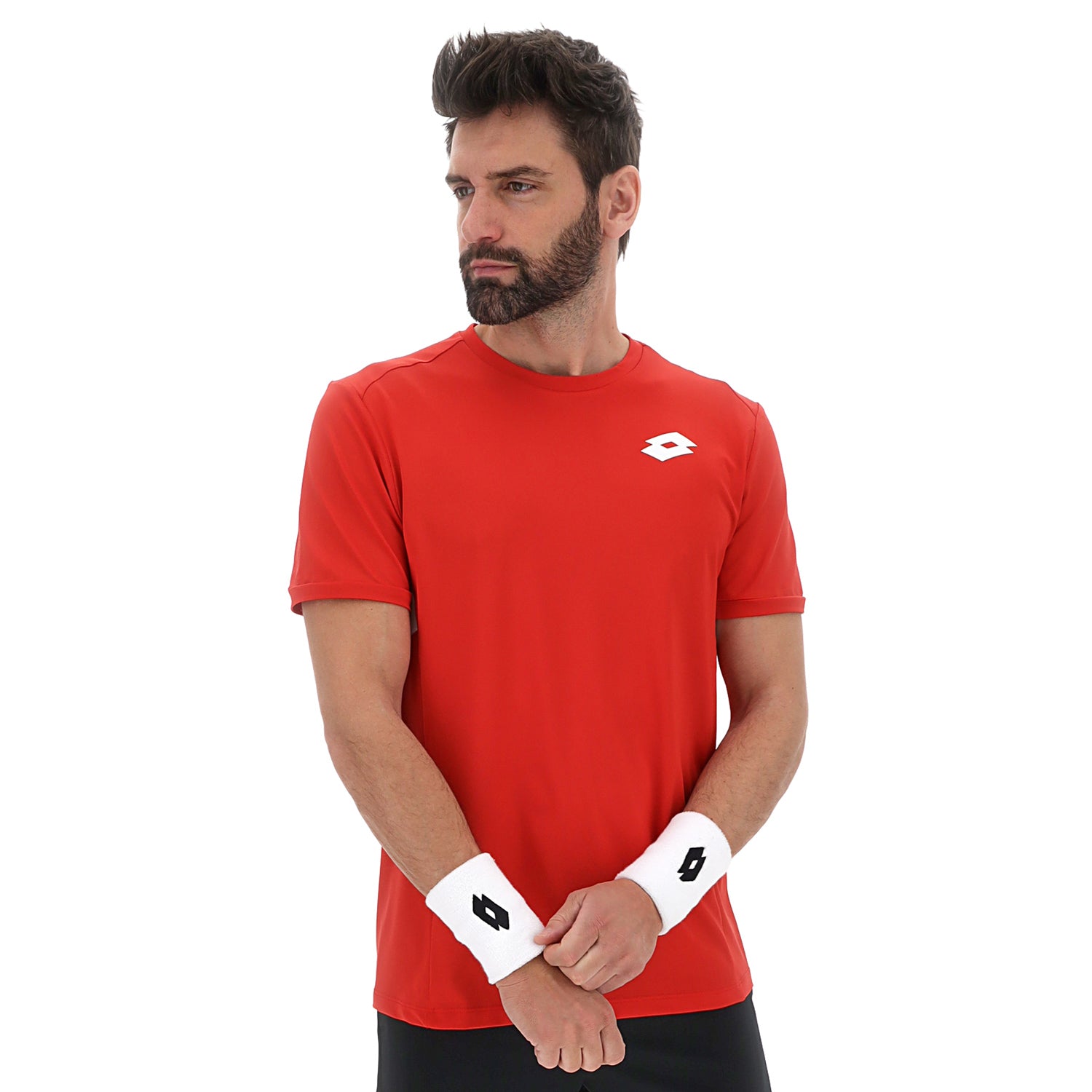 UOMO MAGLIETTA TENNIS TEAMS ROSSO 223325 E1M 01