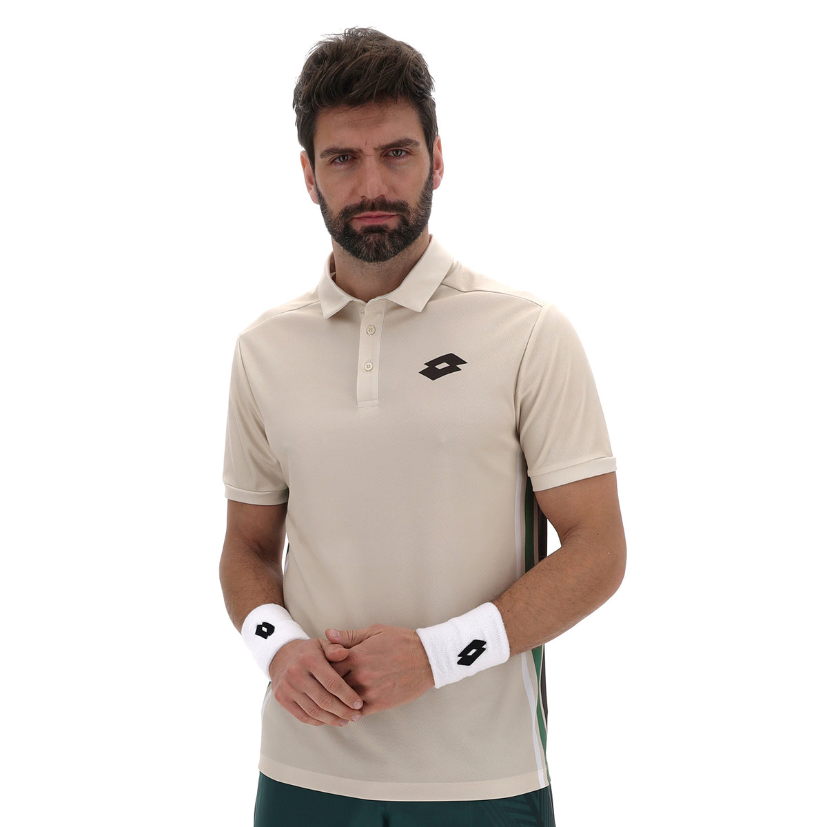 UOMO POLO TENNIS TECH D1 BEIGE 223329 DHP 01