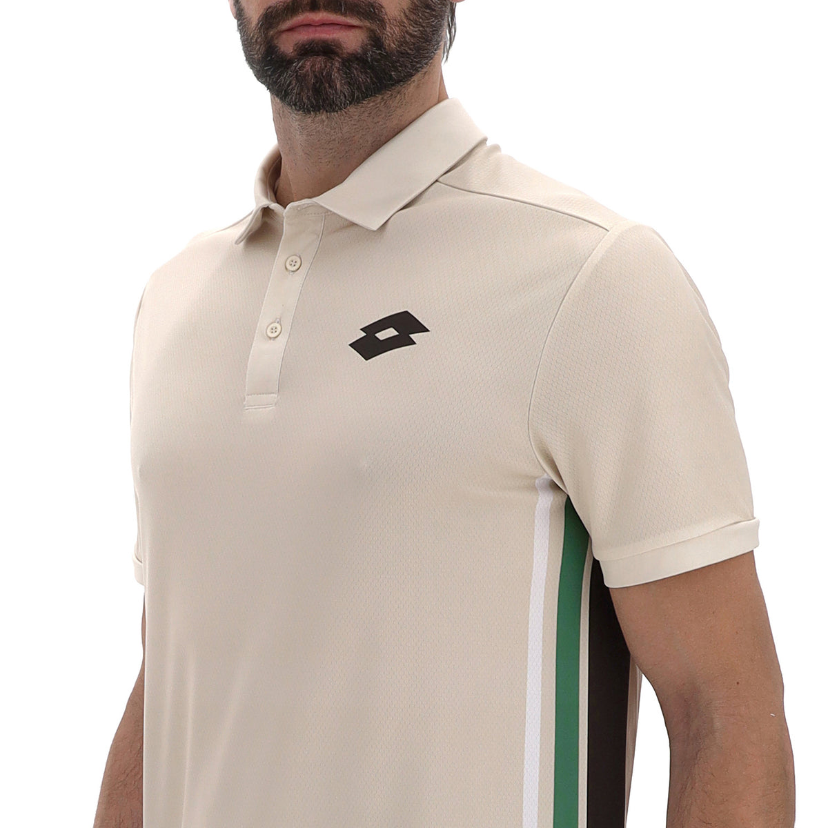 UOMO POLO TENNIS TECH D1 BEIGE 223329 DHP 03