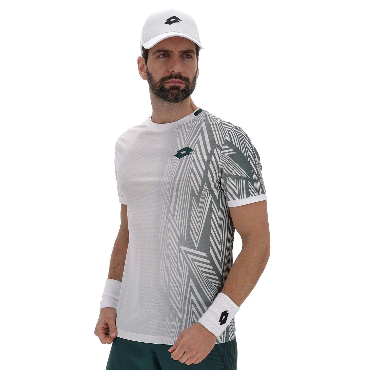 UOMO MAGLIETTA TENNIS TECH D3 BIANCO 223334 ERX 01