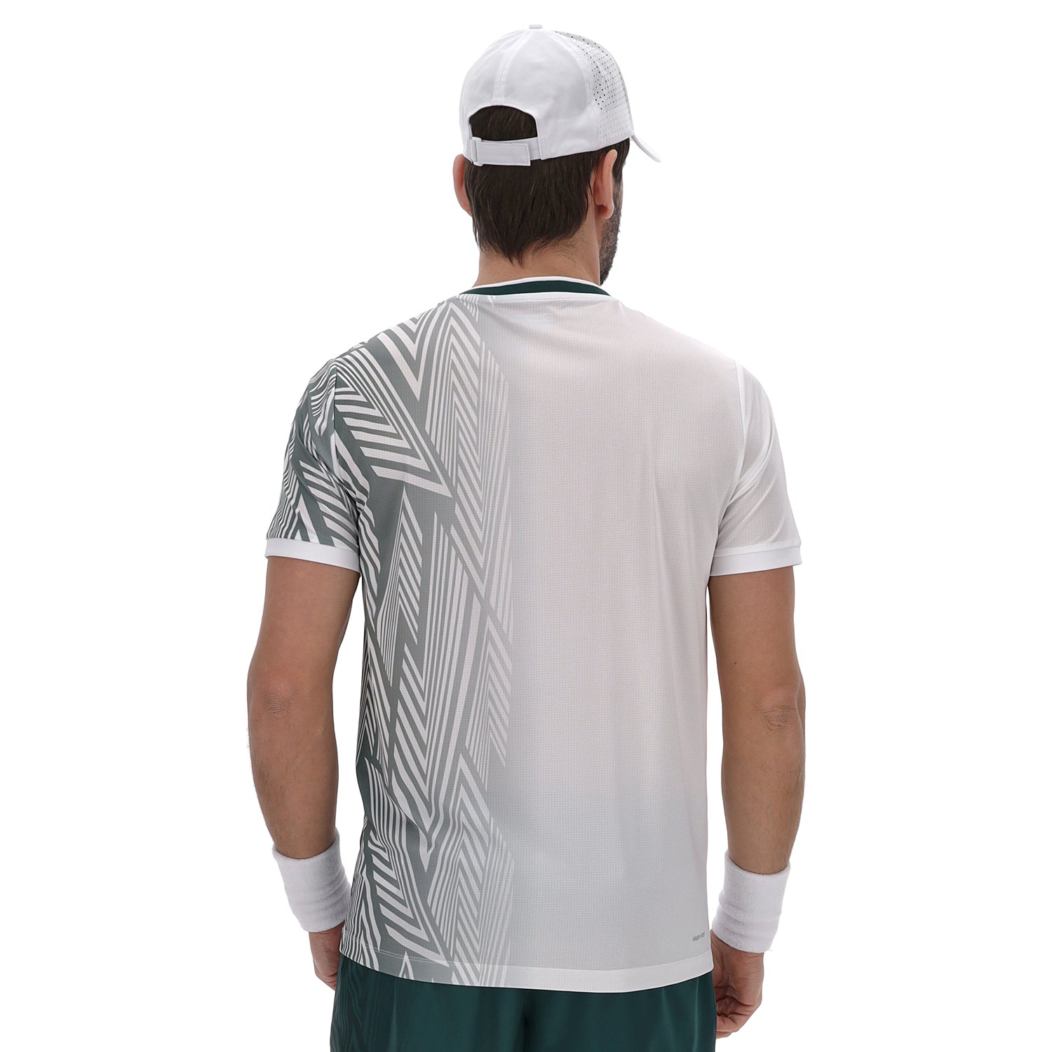 UOMO MAGLIETTA TENNIS TECH D3 BIANCO 223334 ERX 02