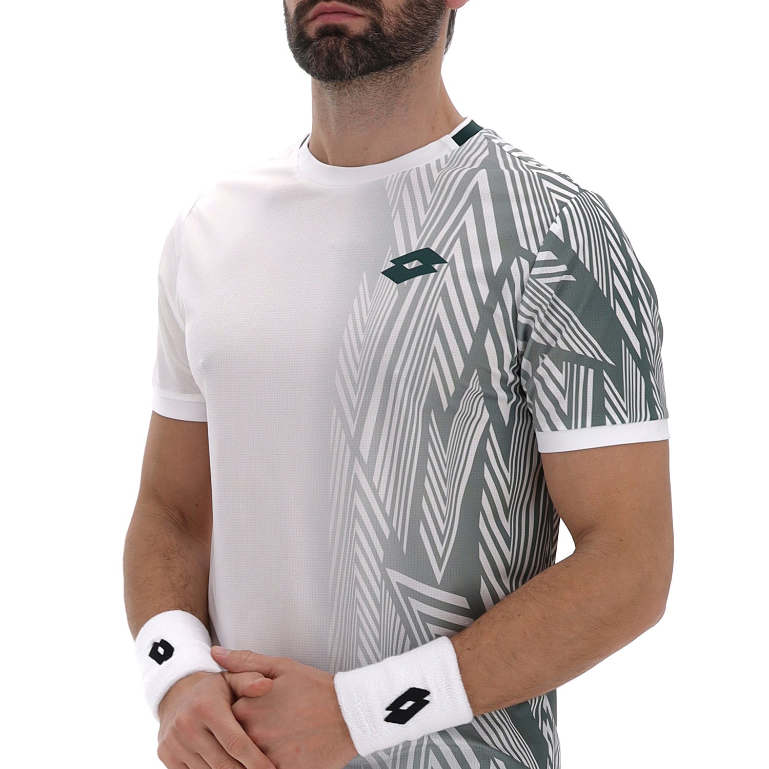 UOMO MAGLIETTA TENNIS TECH D3 BIANCO 223334 ERX 03