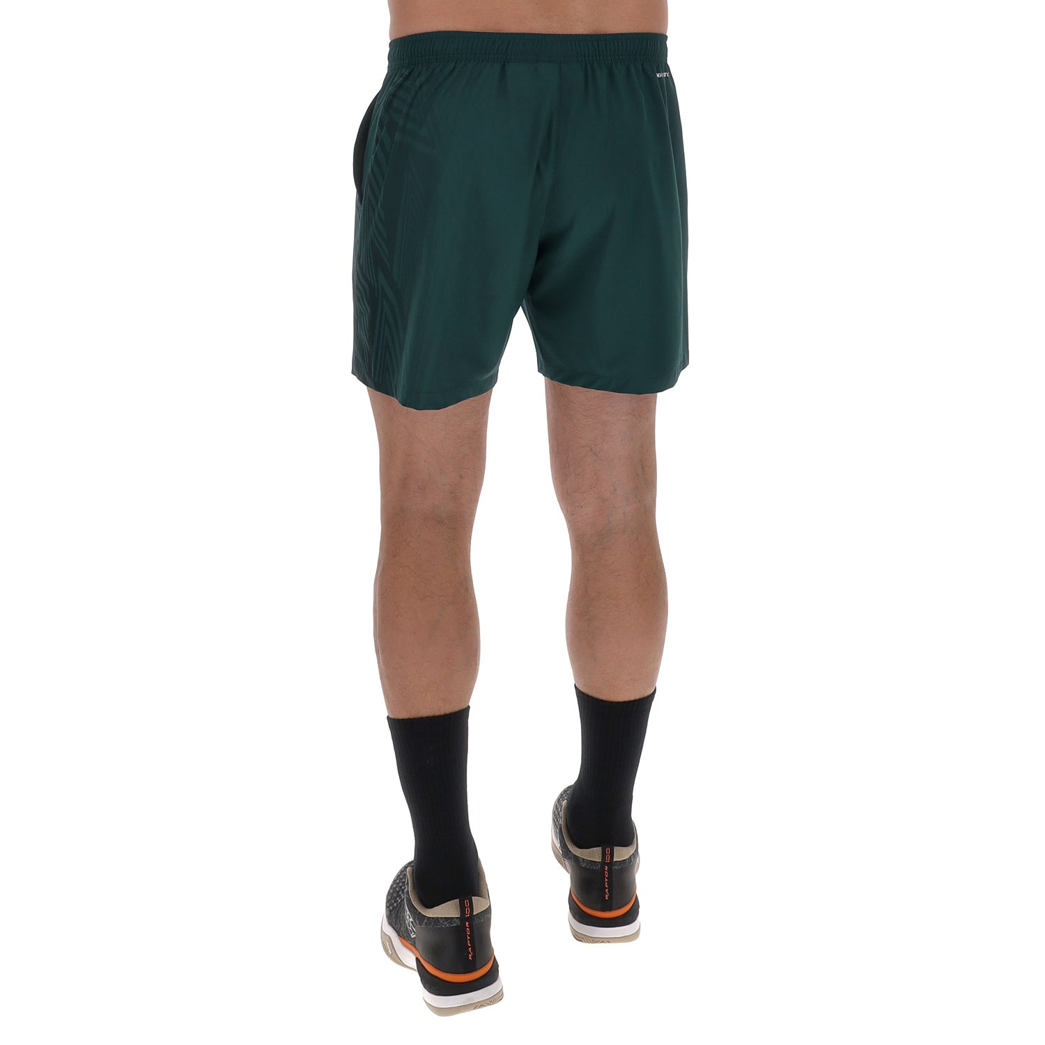 UOMO PANTALONI CORTI TENNIS TECH D1 VERDE SCURO 223335 ERO 02