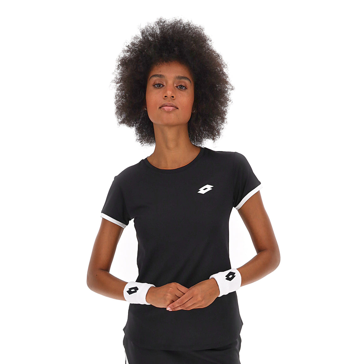 DONNA MAGLIETTA TENNIS TEAMS NERO 223338 1CL 01