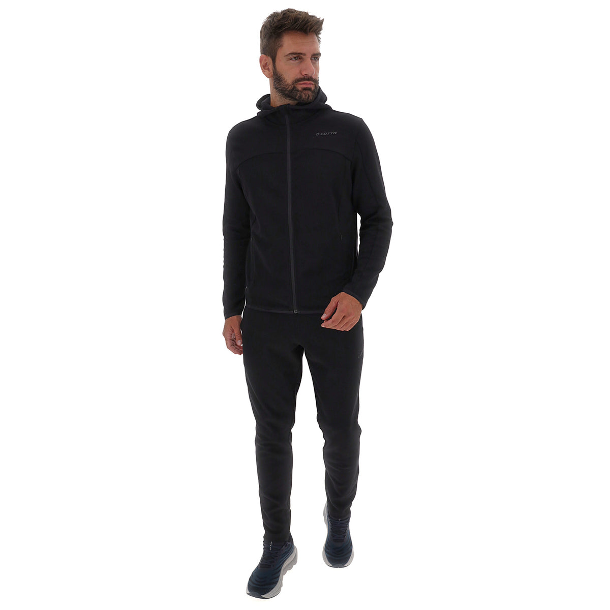 UOMO TUTA GINNASTICA TRAINER NERO 223518 1CL 01