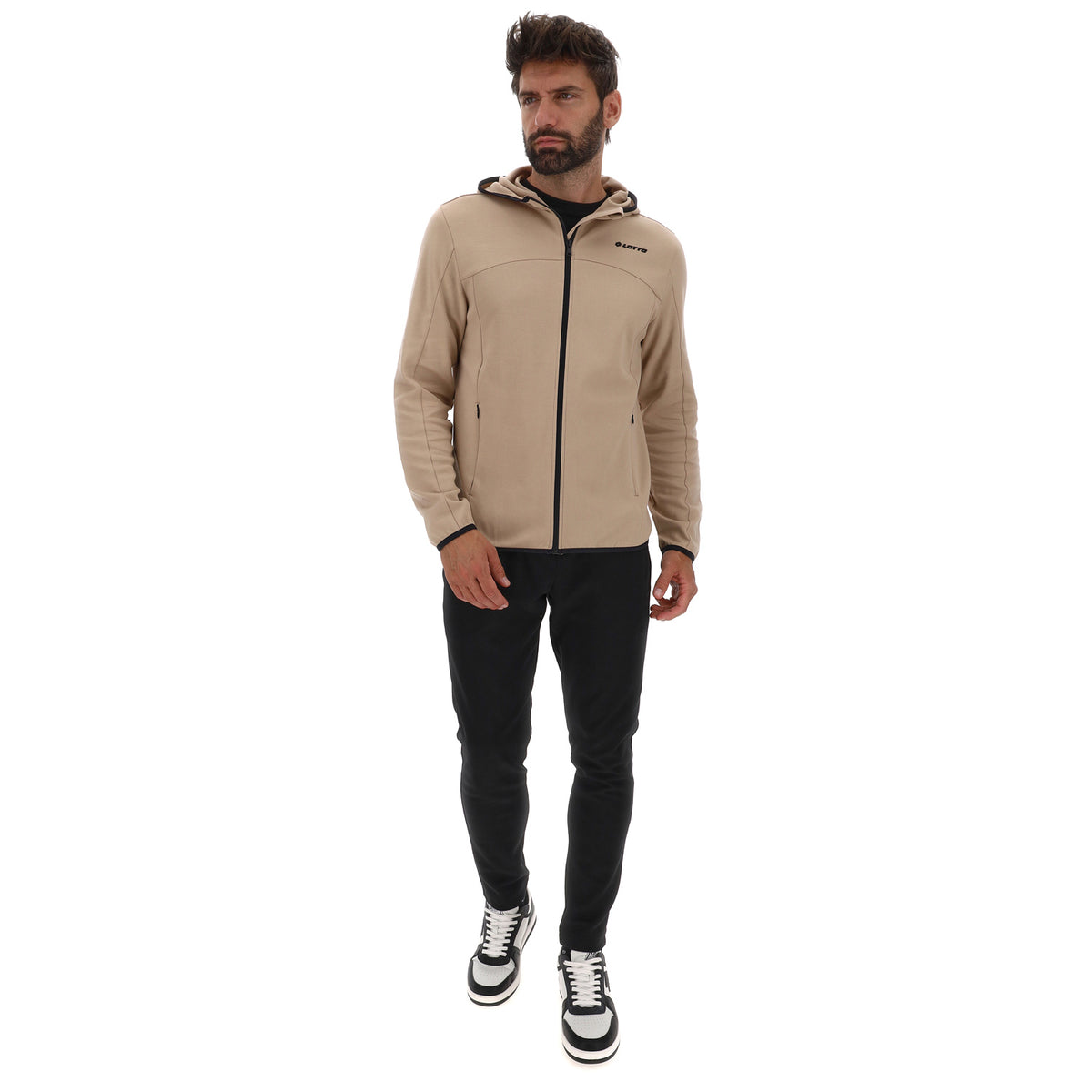 UOMO TUTA GINNASTICA TRAINER BEIGE 223518 6MR 01