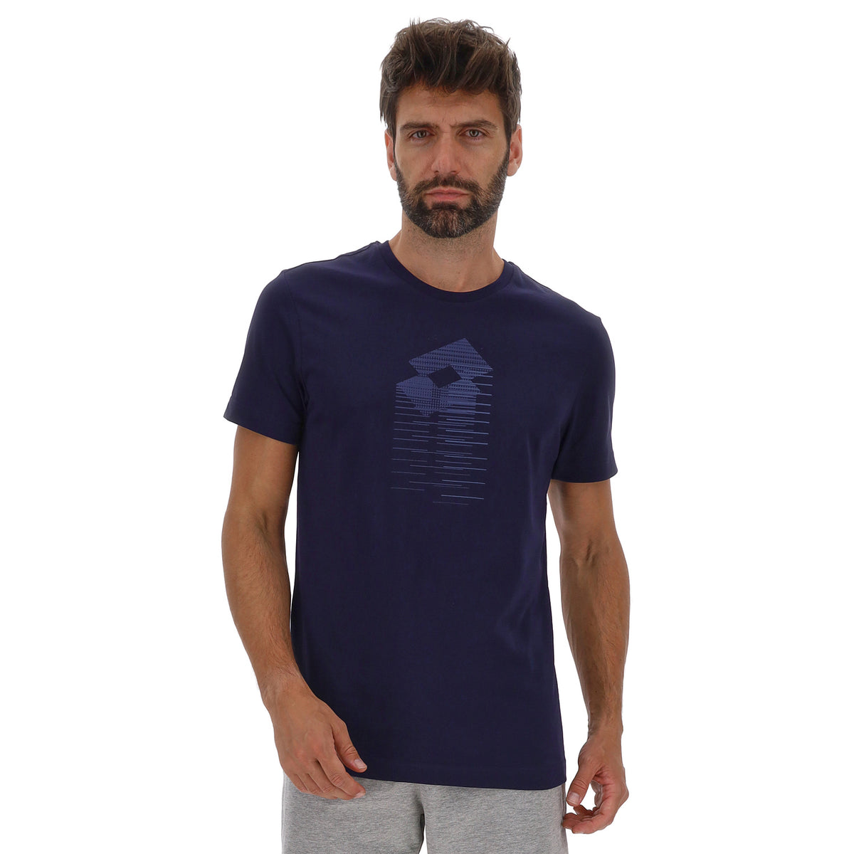 UOMO MAGLIETTA LOSANGA BLU SCURO 223639 1CI 01