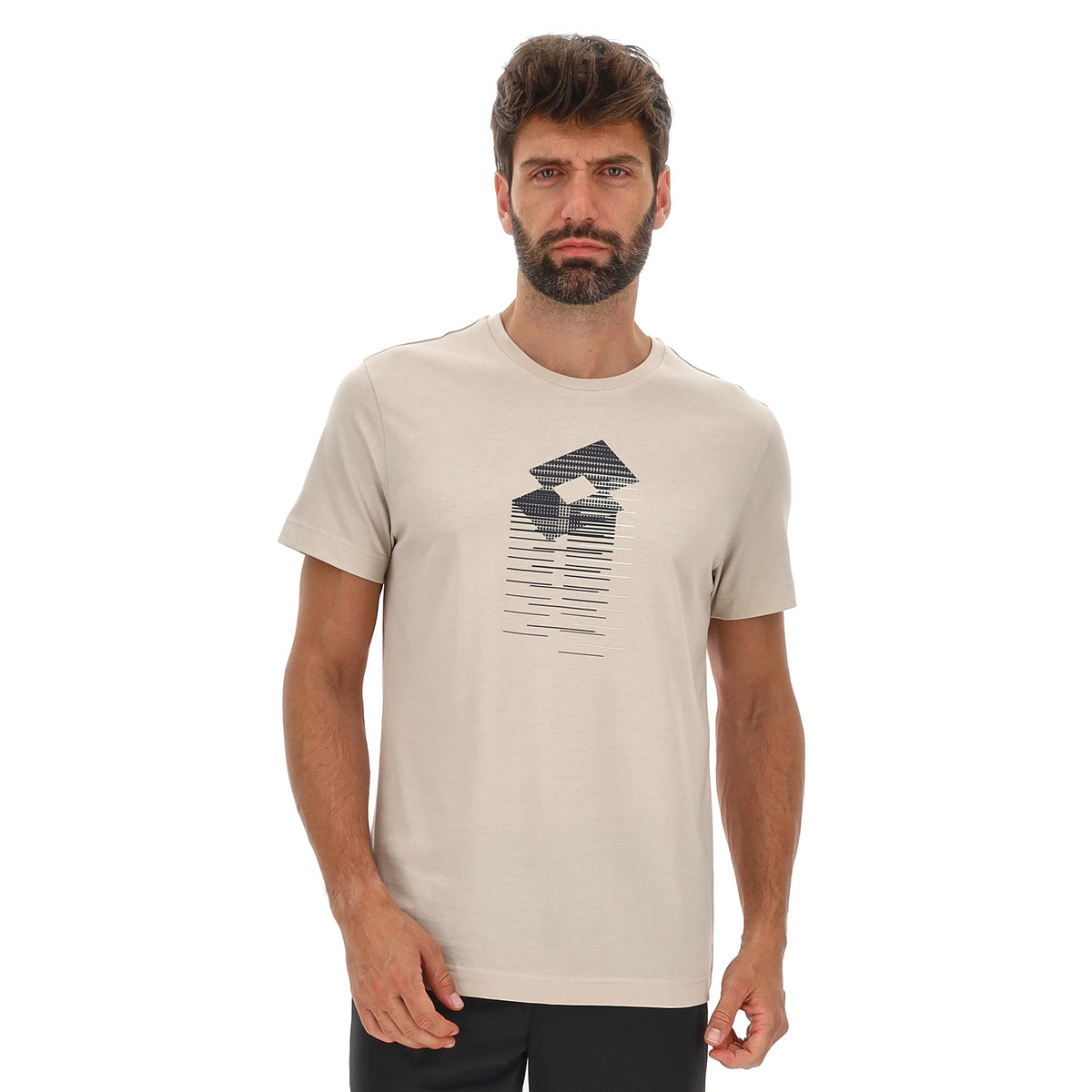 UOMO MAGLIETTA LOSANGA BEIGE 223639 D7E 01