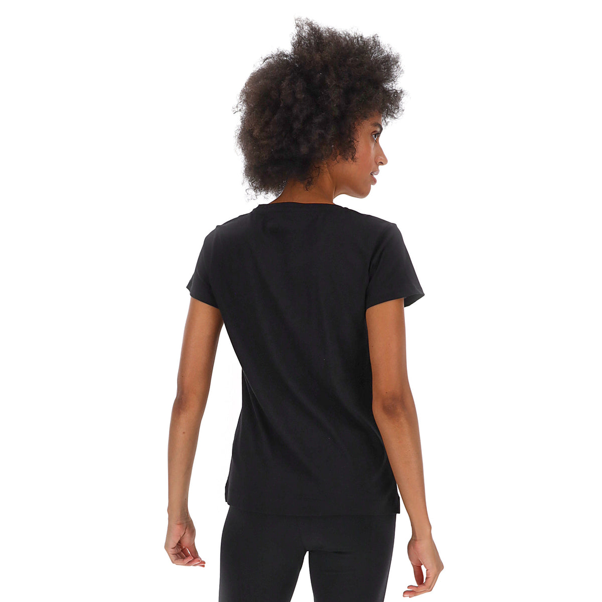 DONNA MAGLIETTA LOSANGA NERO 223645 1CL 02