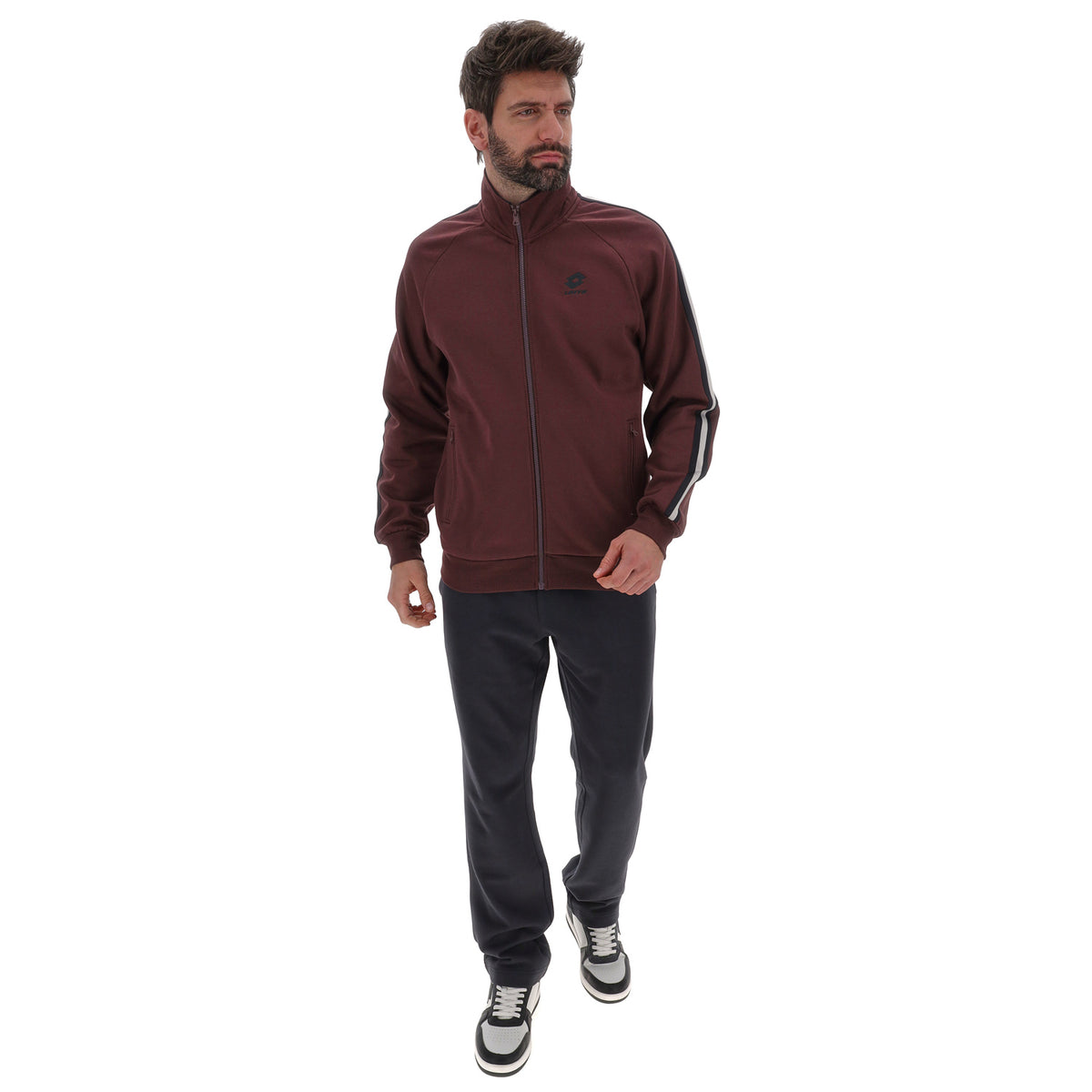 UOMO TUTA GINNASTICA BAND VIOLA 224325 F1Y 01