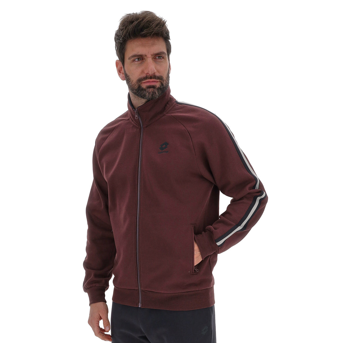 UOMO TUTA GINNASTICA BAND VIOLA 224325 F1Y 02